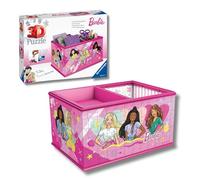 Ravensburger - Puzzle 3D Niños Storage Box Barbie | Puzzles 3D para Niños De 8 Años O Más | Maquetas para Montar De 223 Piezas | Regalo Niño 8 Años O Más