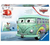 Ravensburger - Puzzle 3D: Cars, Volkswagen Furgoneta, Maqueta de Coche para Construir, Puzzle Niños 8 Años o Más, Puzzle Adultos, Rompecabezas, 162 piezas