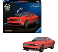 Ravensburger Puzzle 3D Iconics: 12008036 Dodge Challenger R/T Scat Pack Widebody - Muscle-Car Kraftpaket como Modelo de Coche detallado para Verdaderos Fans de PS