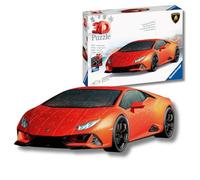 Ravensburger - Puzzle 3D Adultos Lamborghini Huracán EVO Rojo | Puzzle para Construir Adulto | Maquetas de Coches Deportivos | Maquetas Coche para Montar