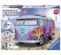 Ravensburger- Puzzle 3D Furgoneta Volkswagen Summer 162 Piezasz, Color carbón (12527)