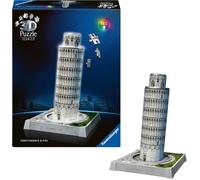 RAVENSBURGER Puzzle 3D Iconics La Torre de Pisa LED Para Adultos Y Niños 216 Pez