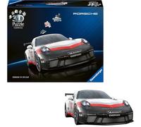 Ravensburger - Puzzle 3D Adultos Porsche 911 Gt3 Cup | Puzzles 3D para Adultos Y Niños De 8 Años O Más | Maquetas para Montar De 108 Piezas | Regalos Niños 8 Años O Más
