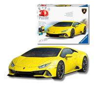 Ravensburger - Puzzle 3d Lamborghini Giallo | Puzzle 3d Per Adulti E Bambini A Partire Dagli 8 Anni | Modellismo Da Costruire Adulti Di 156 Pezzi | Regalo Bambino 8 Anni Maschio E Più