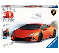 Ravensburger Puzzle 3D Lamborghini Huracán EVO 156 piezas 32 accesorios Naranja 8+ años