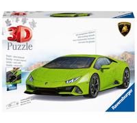 Ravensburger - Puzzle 3D, Lamborghini Huracán EVO Verde, per Adulti e Bambini 8+ Anni, Idea Regalo, Modellismo Auto, 156 Pezzi, 32 accessori