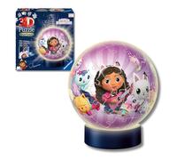 Ravensburger - Puzzle 3D Lámpara Gabby's Dollhouse LED 72 Piezas, +6 años