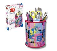 Ravensburger - Puzzle 3D Niños Barbie Portalápices | Puzzles 3D para Niños De 6 Años O Más | Maquetas para Montar De 57 Piezas | Regalo Niño 6 Años O Más