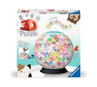 Ravensburger - Puzzle Ball 3D, Squishmallows, con Soporte, Maqueta para Adultos
