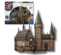 Ravensburger - Puzzle 3D Niños Castillo De Hogwarts Led | Puzzles 3D para Niños De 8 Años O Más | Maquetas para Montar De 540 Piezas | Regalo Niño 8 Años O Más