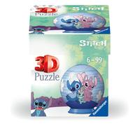 Ravensburger - Puzzle 3D Niños Disney Angel y Stich Puzzles 3D para Niños De 6