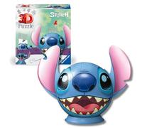 Ravensburger - Puzzle 3D Niños Disney: Lilo Y Stitch | Puzzle Disney para Niños De 6 Años O Más | Maquetas para Montar con 77 Piezas | Stitch Niño