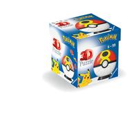 Ravensburger - Puzzle 3D Niños Pokebola Repeat Ball De Pokemon | Puzzles 3D para Niños De 6 Años O Más | Maquetas para Montar De 55 Piezas | Regalo Niño 6 Años O Más