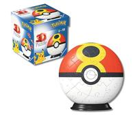 Ravensburger - Puzzle 3D Niños Pokebola Repeat Ball De Pokemon | Puzzles 3D para Niños De 6 Años O Más | Maquetas para Montar De 55 Piezas | Regalo Niño 6 Años O Más