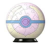 Ravensburger Puzzle 3D Pokémon Pokeball Bola Cura – 55 piezas, para niños de 6 años o más