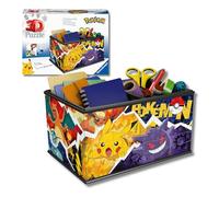 Ravensburger - Puzzle 3D Niños Storage Box Pokemon | Puzzles 3D para Niños De 8 Años O Más | Maquetas para Montar De 223 Piezas | Regalo Niño 8 Años O Más