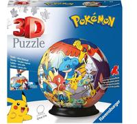 Ravensburger Puzzle 3D Personajes Pokémon, Puzzle Bola, 72 Piezas