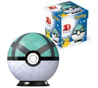 Ravensburger - Puzzle 3D: Pokémon Net Ball, 55 Piezas, Maquetas para Montar, Puz