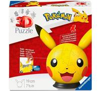 Ravensburger - Puzzle 3D 72 Piezas: Pokémon Pikachu con Orejas, Puzzles 3D para Niños De 6 Años O Más, Maquetas para Montar De 20 x 19 cm, Regalo Niño 6 Años
