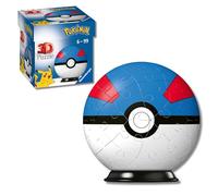 Ravensburger – Puzzle 3D Pokemon Super Ball – 55 piezas – para 6 años o más