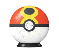 Ravensburger - Puzzle 3D Pokémon Repeat Ball 54 Piezas, +6 años | Puzzle 3D Pokémon Repeat Ball de 54 piezas, juego creativo y divertido para niños +6 años, ideal como regalo original.