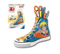 Ravensburger - Puzzle 3D Sneaker Naruto, Portalápiz 112 Piezas, +8 años