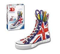 Ravensburger – Puzzle 3D Portalápices Bandera Británica – 108 piezas, 8+ años