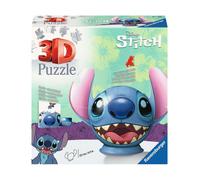 Ravensburger - Puzzle 3D Stitch con Orejas 77 Piezas, +6 años