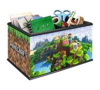 Ravensburger - Puzzle 3D Storage Box Minecraft, 216 piezas ㅤ