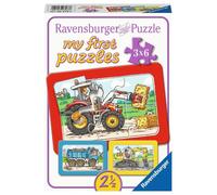 Ravensburger Puzzle 3x6 mezzi lavoro - Juguetes Juegos de Soci (Importación USA)
