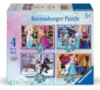 Ravensburger - Puzzle 4 in a Box: Disney Frozen, Puzzle Niños 3 Años o Más, Rompecabezas Niños, 19x 14 Cm, Regalo Niño 3 Años, Regalo Original
