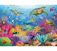 Ravensburger – Puzzle Aguas Tropicales – 500 piezas, para adultos, 49 x 36 cm