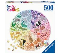 Ravensburger - Puzzle: Animales, 500 piezas, Puzzles para Adultos, Rompecabezas para Adultos, Regalos a Partir de 12 Años, Puzzle para Enmarcar, 52x52cm