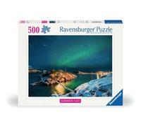 Ravensburger Puzzle 12000845, Scandinavian Places - Nordlichter in Tromsø, Norwe