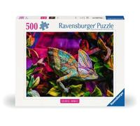 Ravensburger - Puzzle Colorful Animals Camaleón Puzzle 2D Adultos 500 Piezas