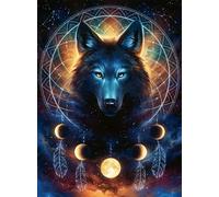 Ravensburger - Puzzle 500 Piezas Lobo Brillante | Puzzle 500 Piezas Adultos | Rompecabezas Adultos Y Niños De 14 Años O Más | Regalos para Niños 14 Años O Más | Mide 49x36cm