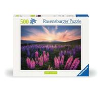 Ravensburger - Puzzle 500 Piezas Lupines Nature Edition | Puzzle 500 Piezas Adultos | Rompecabezas Adultos Y Niños De 14 Años O Más | Regalos para Niños 14 Años O Más | Mide 49x36cm