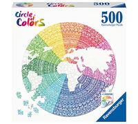 Ravensburger - Puzzle Mandala Circle of colors 500 pzs