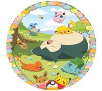 Ravensburger - Puzzle 500 Piezas Pokémon Round | Puzzle 500 Piezas Adultos | Rompecabezas Adultos Y Niños De 14 Años O Más | Regalos para Niños 14 Años O Más | 500 Piezas Y Mide 52x52cm