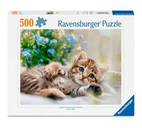 Ravensburger - Puppies Collection: Dulce Gatito 500 Piezas | Puzzle 500 Piezas Adultos | Rompecabezas Adultos | Mide 49x36cm | Ideas Regalo