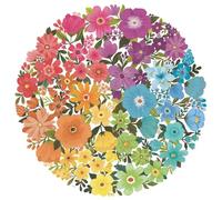 Ravensburger - Puzzle 500 Piezas Redondo Animales, Puzzle adultos 52cm | Puzzle 500 piezas redondo de 52 x 52 cm, pensado para adultos a partir de 14 años, con póster incluido y ideal para regalar.