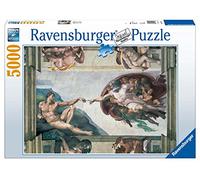 Ravensburger - Puzzle: Creación de Adán, 5000 Piezas, Puzzles para Adultos, Rompecabezas para Adultos, Regalos a Partir de 14 Años, 153x110cm
