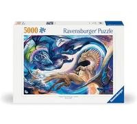 Ravensburger - Puzzle: Dragón Día y Noche, 5000 Piezas, Puzzles para Adultos, Rompecabezas para Adultos, Regalos a Partir de 14 Años, 153x101cm