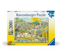 Ravensburger - Puzzle: Amigos de la Tierra, Puzzles Infantiles 8 Años o Más, 200 Piezas, Rompecabezas, Regalos Niños 8 Años, 58x25cm