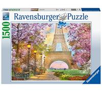 Ravensburger - Puzzle: Amor en París, 1500 Piezas, Puzzles para Adultos, Rompecabezas para Adultos, Regalos a Partir de 14 Años, 80x60cm