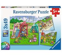 Ravensburger - Puzzle: Animales Vacaciones, Puzzle 5 Años o Más, Puzzles Niños 5 Años, Rompecabezas Niños, Puzzle, Regalo Niño 5 Años, Jigsaw, Puzzle Animales, 3x49pcs, 21x21cm