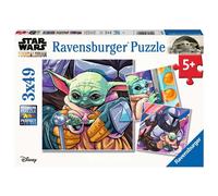 Ravensburger - Puzzle: Star Wars The Mandalorian, Puzzles Niños 5 Años o Más, Rompecabezas, 3 Puzzles de 49 Piezas, Regalos Niños 5 Años, 21x21cm