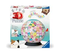 Ravensburger - Puzzle Ball 3D, Squishmallows, con Soporte, Maqueta para Adultos