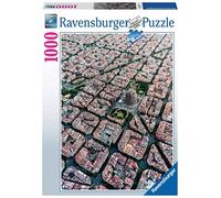 Ravensburger - Puzzle Barcelona: Vista Aérea, Puzzle 1000 Piezas, Puzzles para Adultos, Puzzle 1000 Piezas Adultos, Pegamento Puzzle para Enmarcar, Rompecabezas Adultos, Puzzle Foto Paisaje 70cm