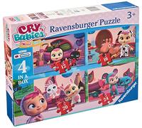 Ravensburger Puzzle 4 en 1 Bebés Llorones – Educativo y estimulante 3+ años – 12/16/20/24 piezas